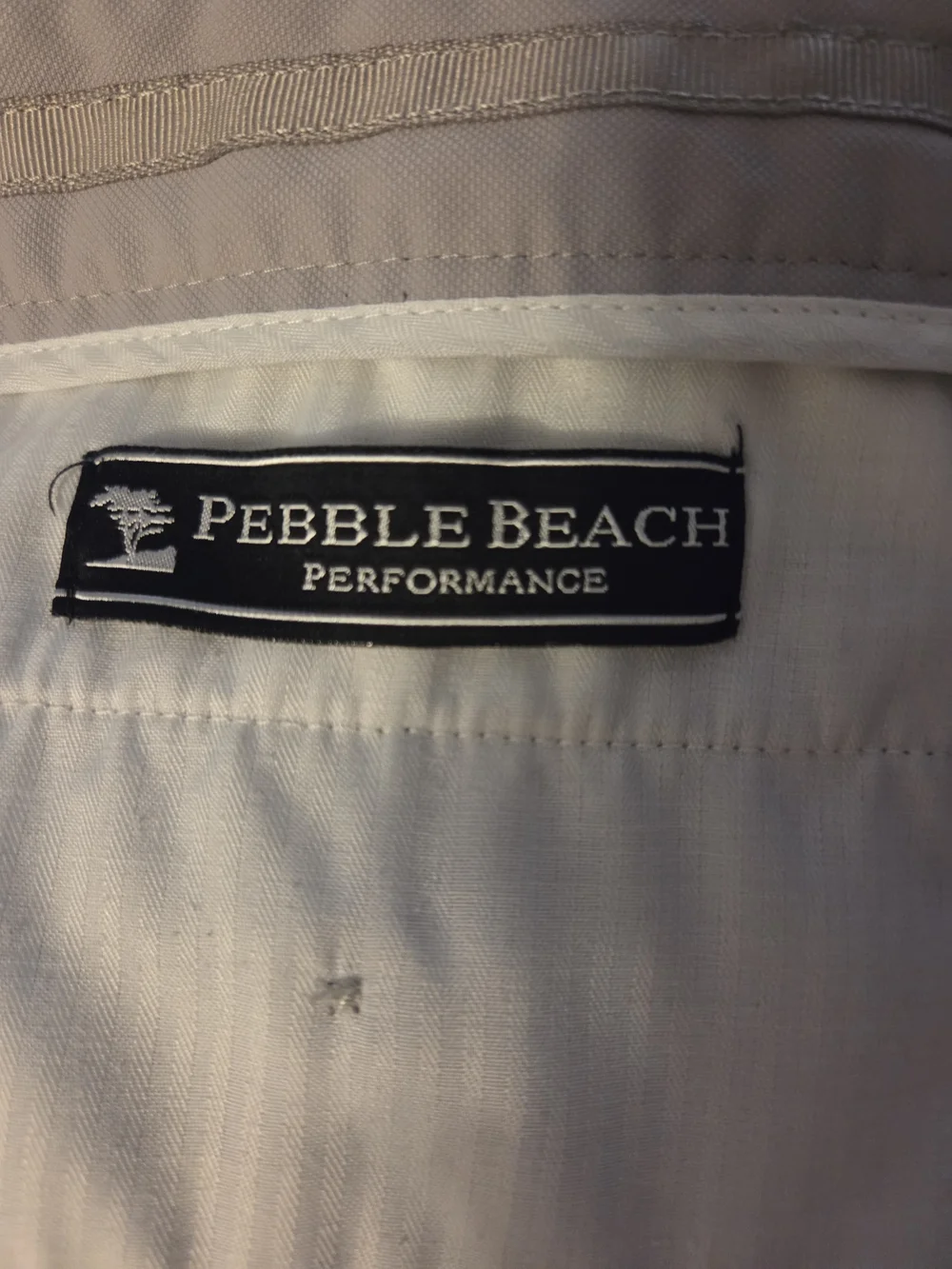 Pebble Beach Light Beige Men's Flat Front Shorts casual size 32 Pockets